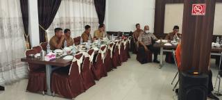 Polres Kuansing Hadiri Rapat Evaluasi penyelesain dan Penanggulangan Bencana Banjir di Wilayah Kabup